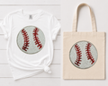 Step up your game-day style with this sparkling Sequin Baseball Patch! Covered in shimmering white sequins with bold red stitched seams and a glittery silver border, this patch takes the classic baseball look