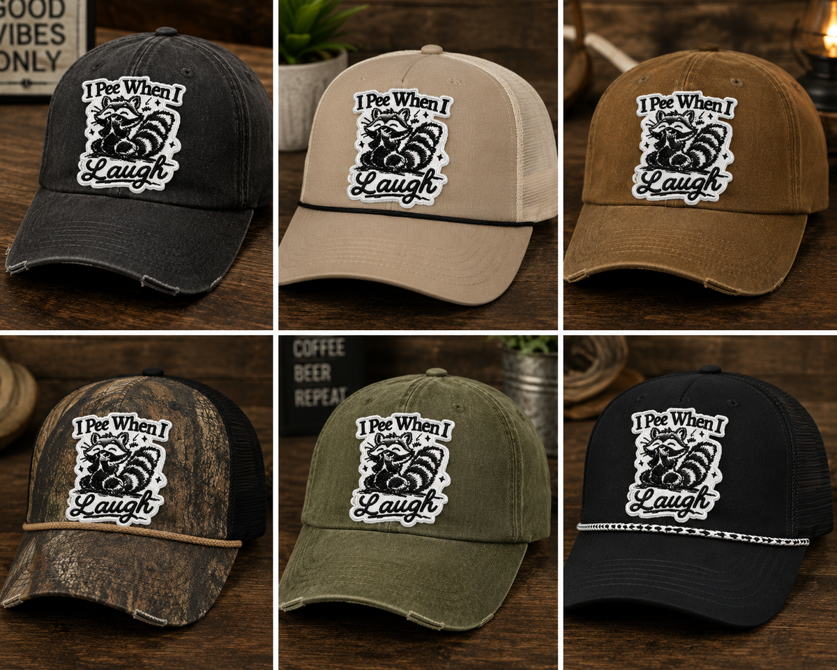 This hilarious raccoon patch combines playful humor with a fun vintage-inspired design that’s guaranteed to get a reaction.