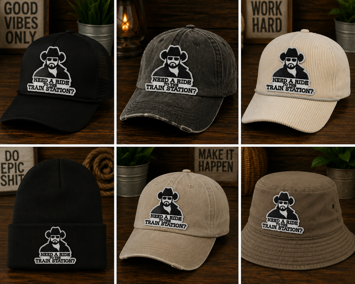 Need a Ride to the Train Station? Dutton Ranch Yellowstone "Rip" iron on embroidered patch