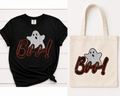 Bring a little playful fright to your Halloween style with this adorable BOO! Ghost Patch. Featuring a sweet white ghost popping up behind bold black lettering with vibrant orange stitching.