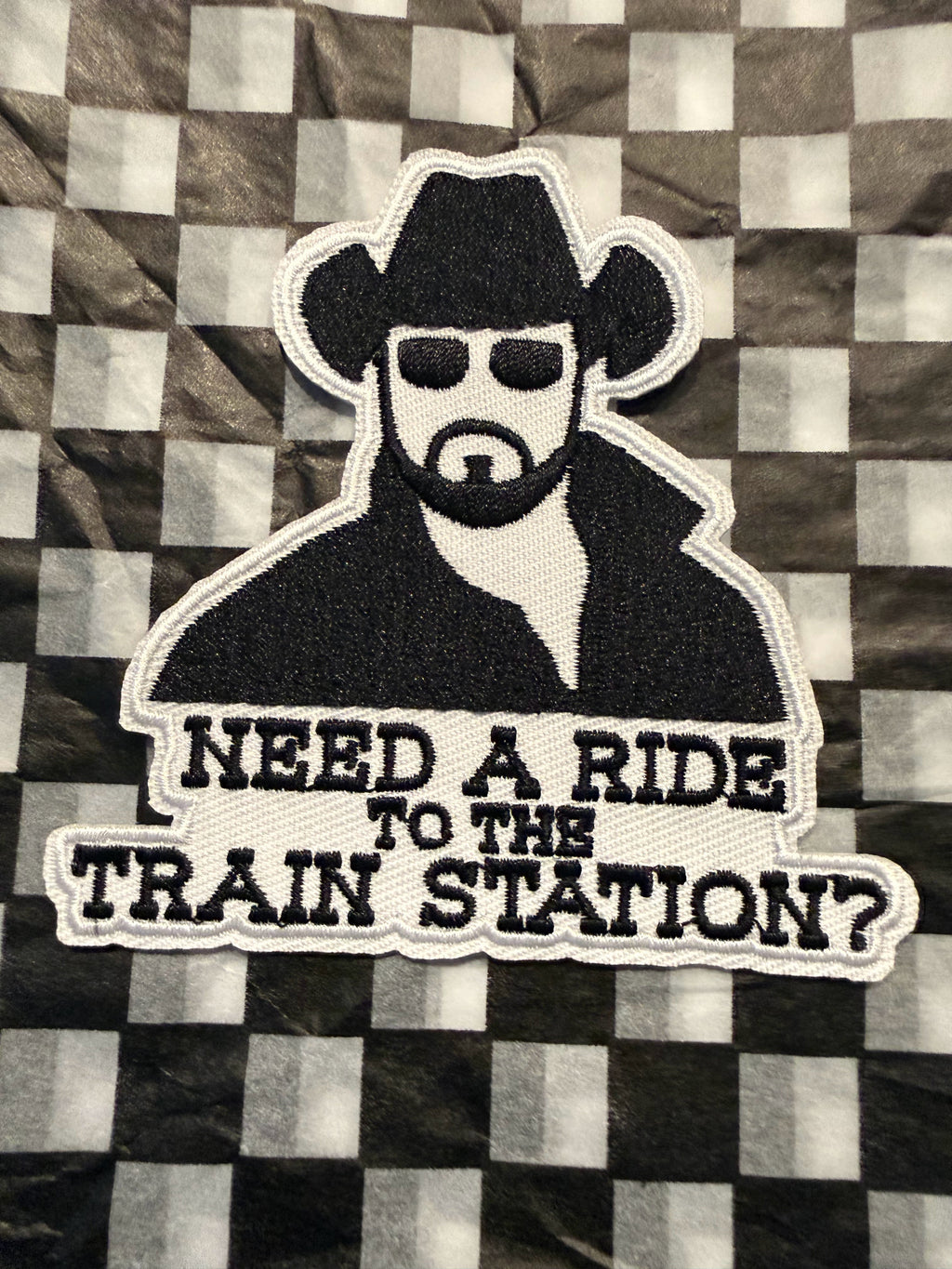 Need a Ride to the Train Station? Dutton Ranch Yellowstone "Rip" iron on embroidered patch