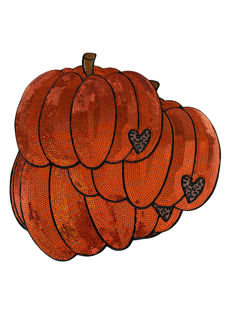 Covered in shimmering orange detail and finished with a sweet leopard-print heart, this design brings together everything we love about fall—warm autumn color, cozy vibes, sparkle, and just a touch of sass.